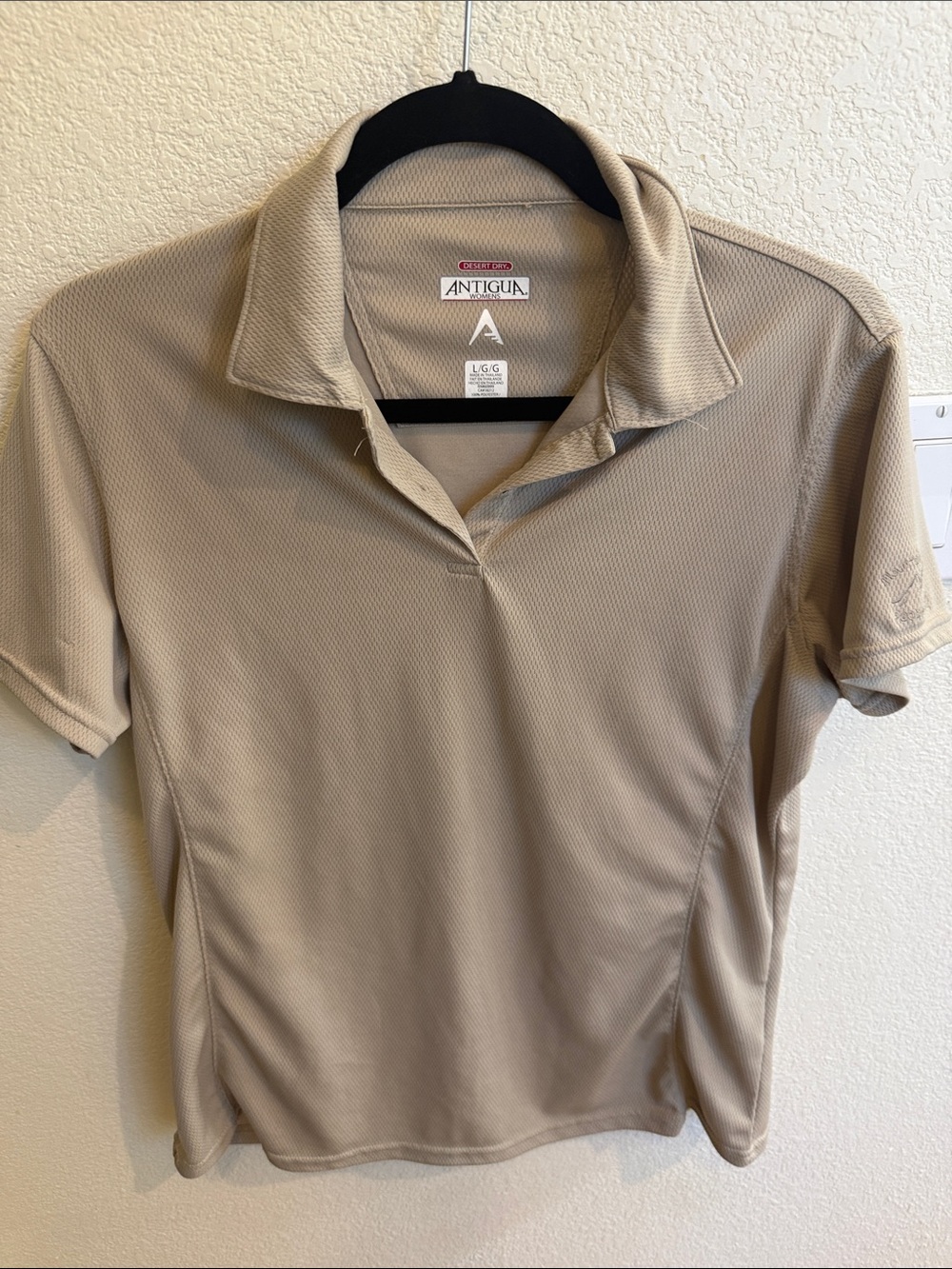 Antigua Men’s Tan Performance Polo